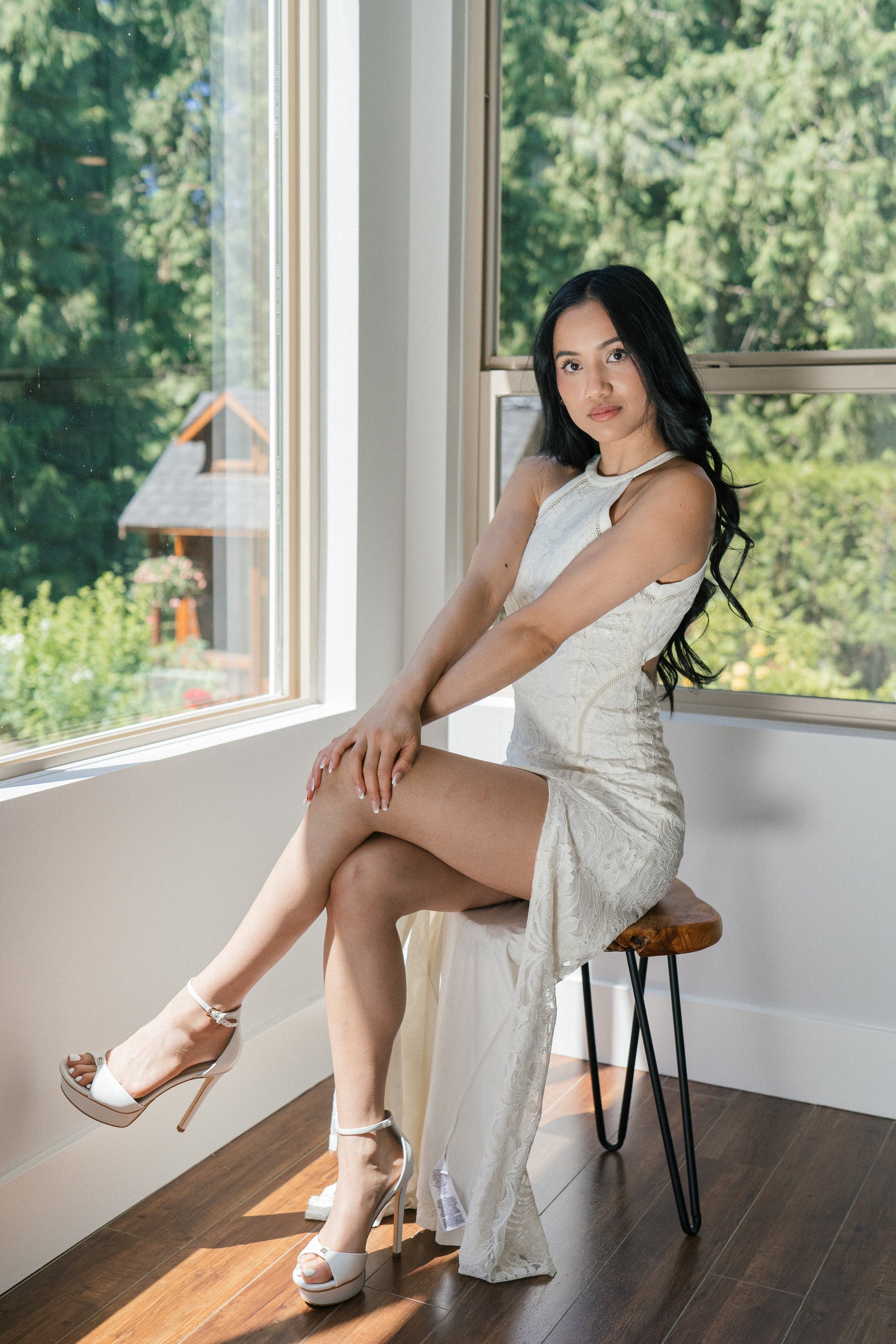 Guess white dress