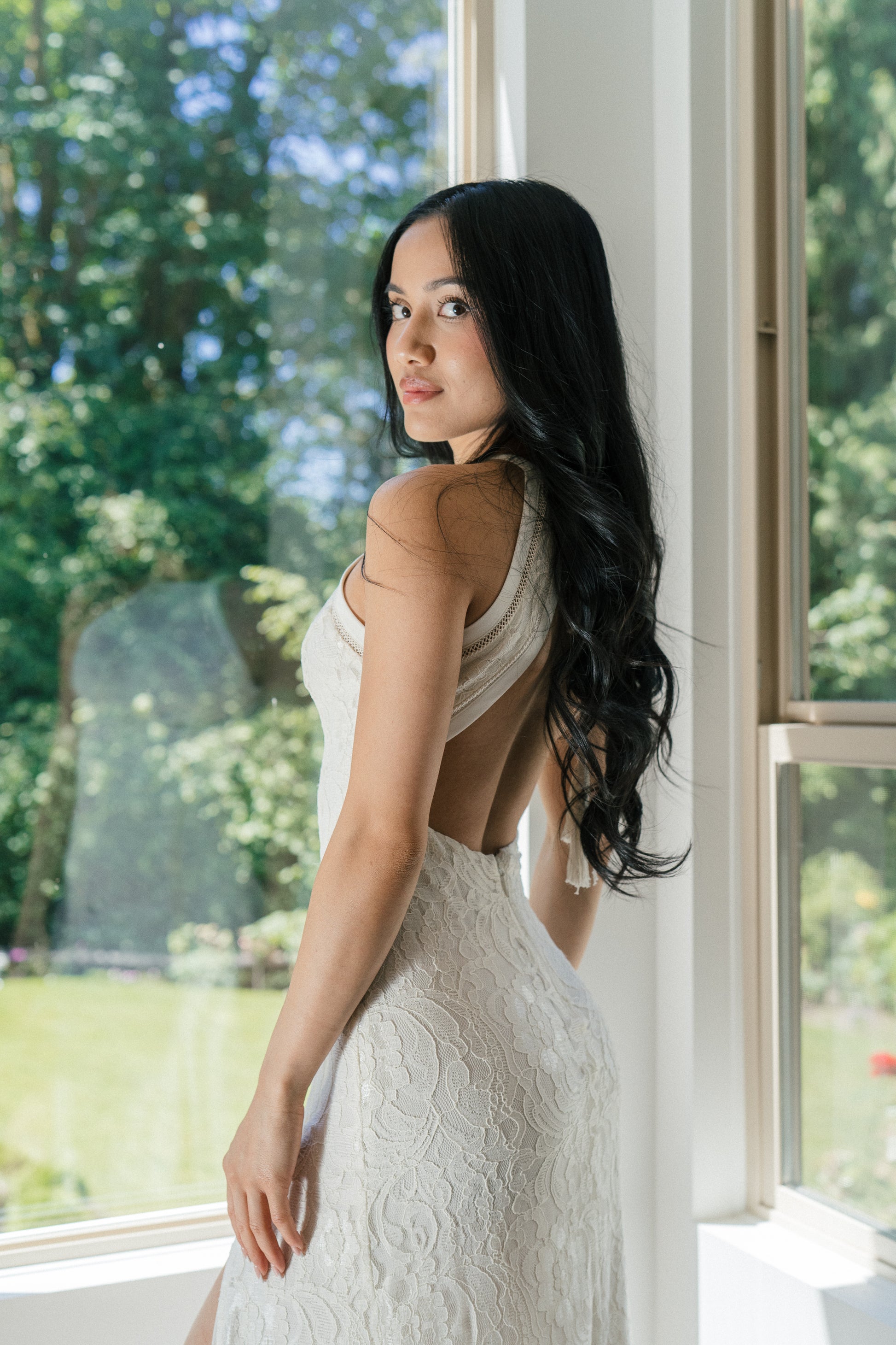 Guess white dress