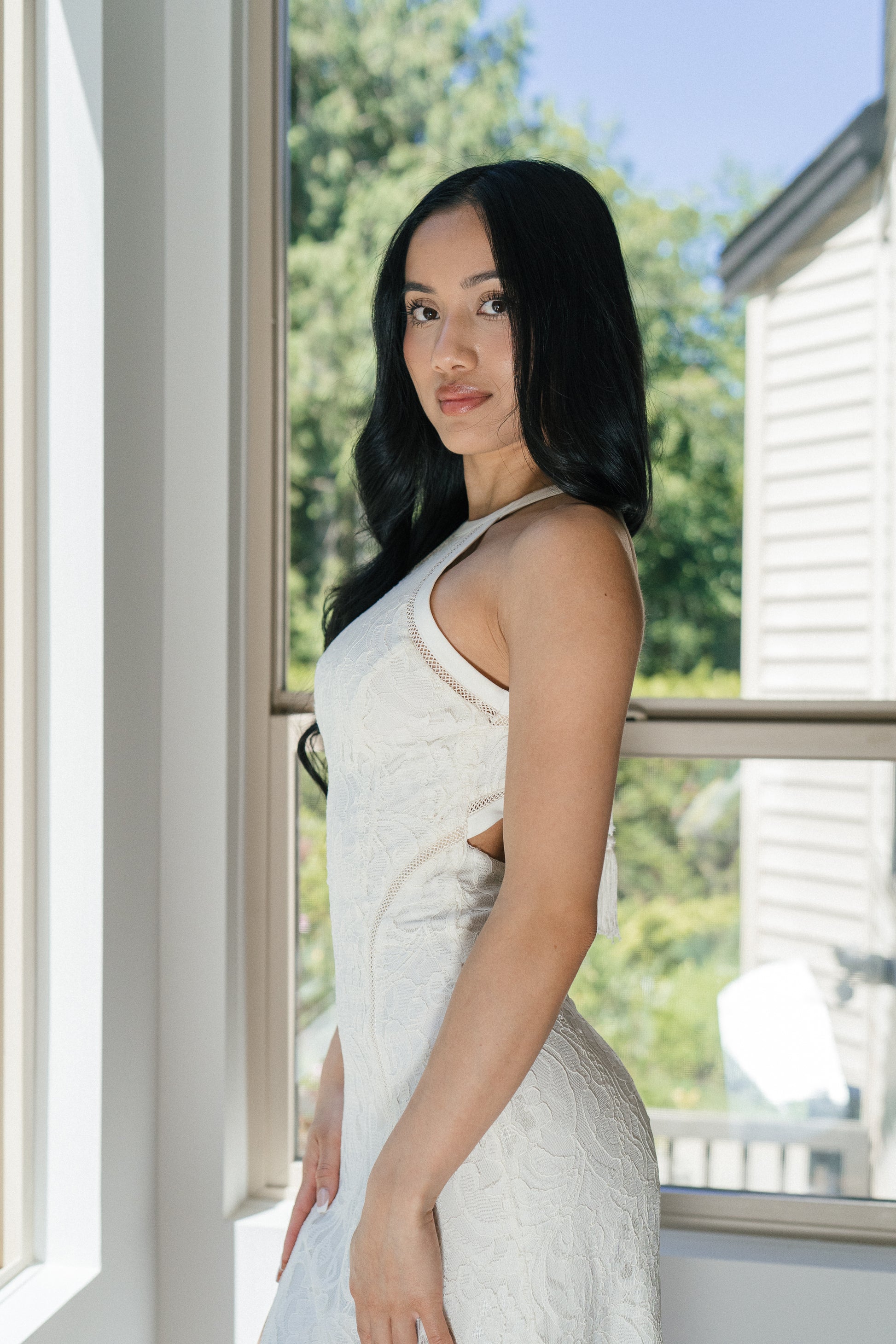 Guess white dress