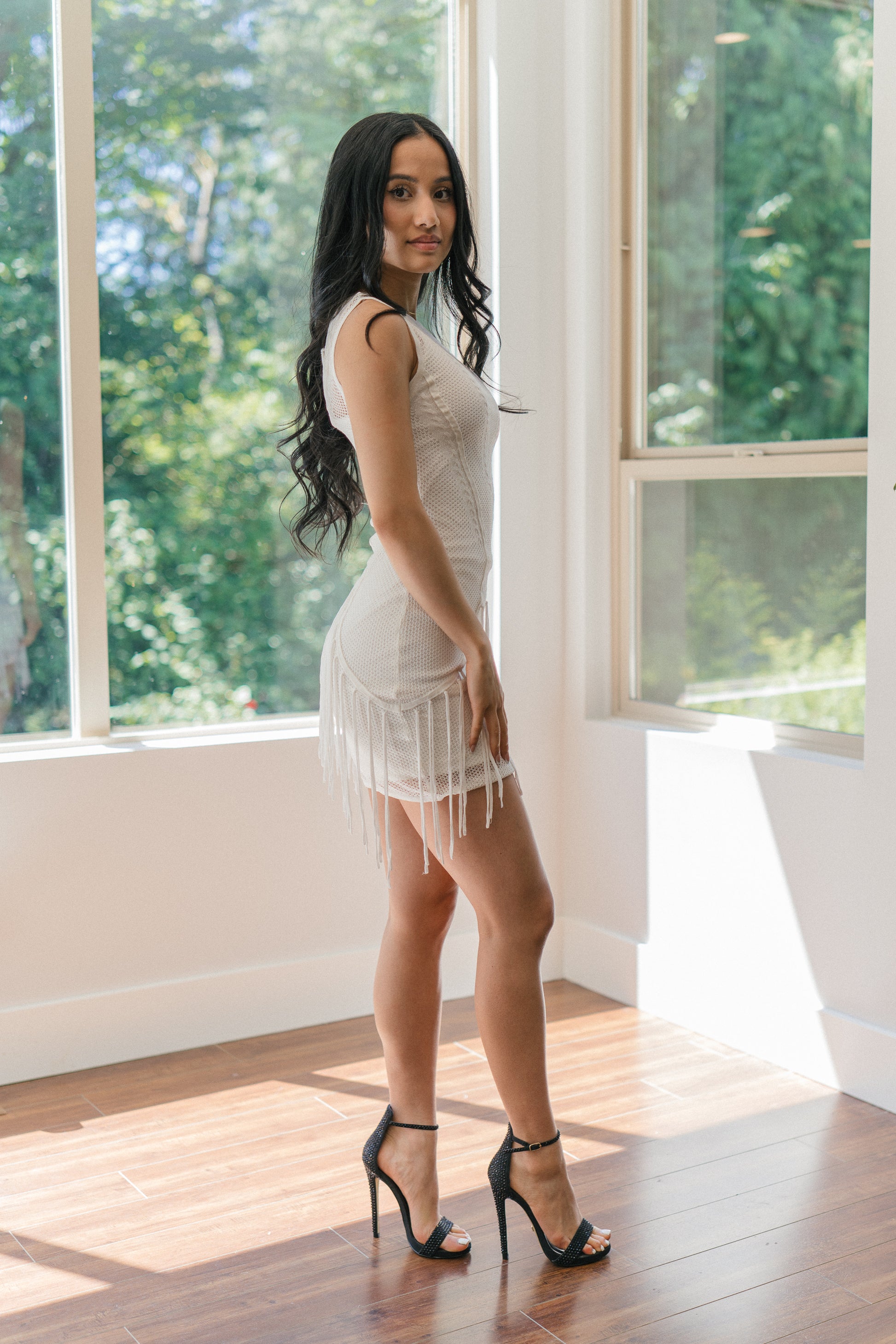 Guess White mini dress