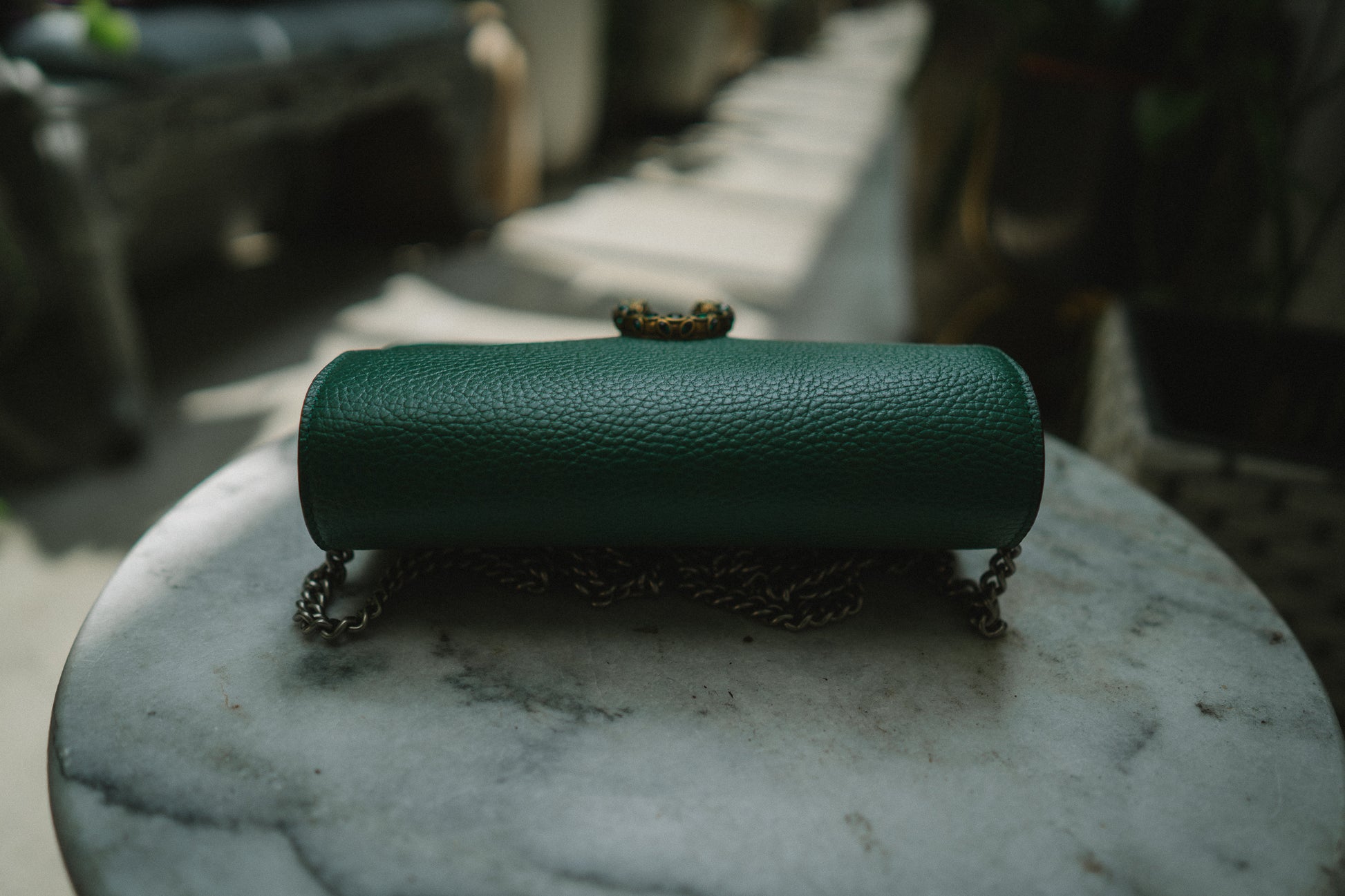 Dionysus Leather Handbag Gucci Green