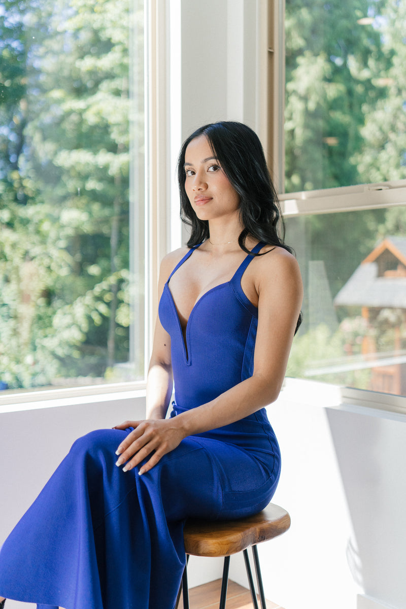 Marciano Blue Bandage Dress