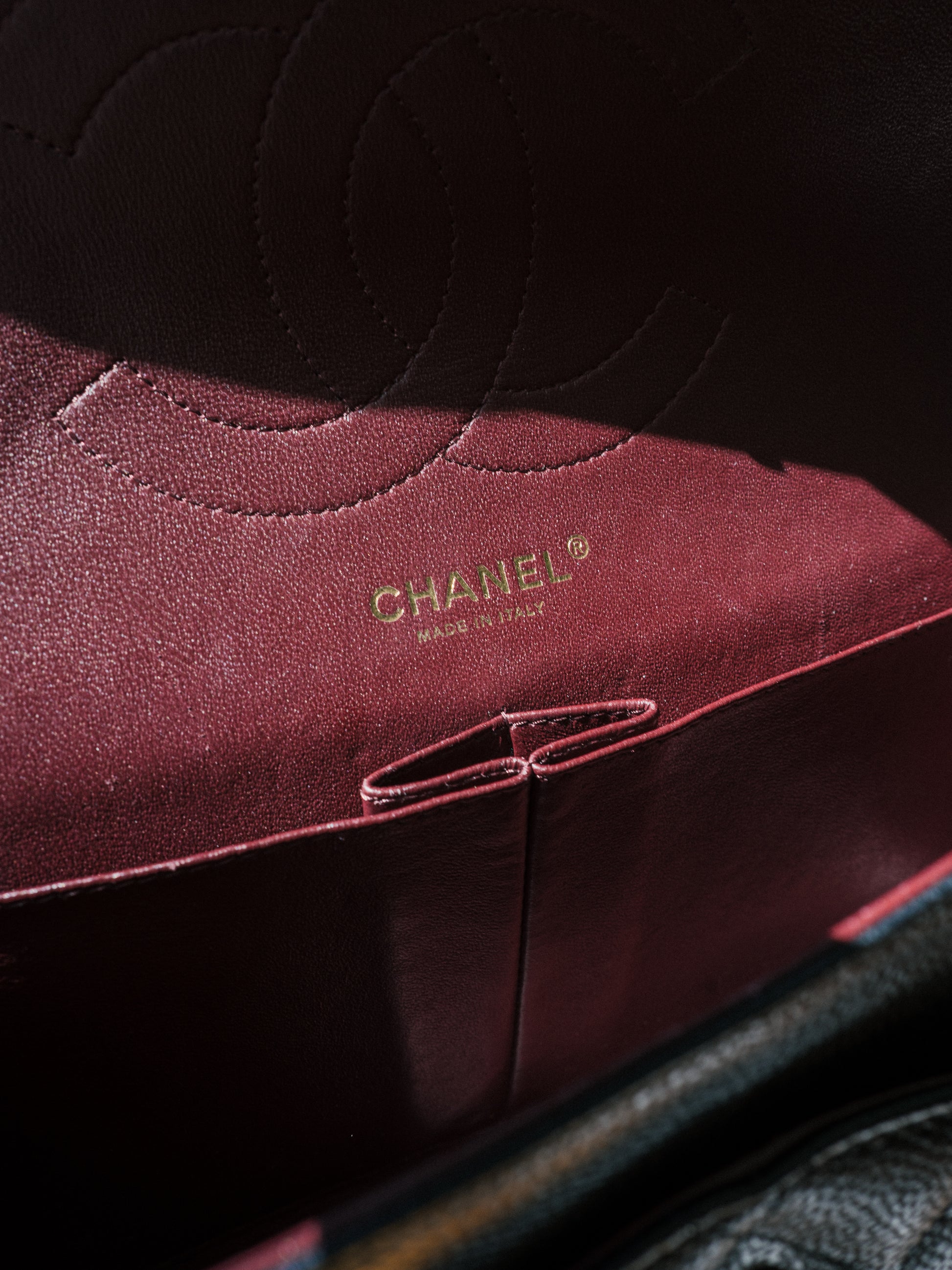Chanel Black Quilted Caviar Jumbo Double Flap