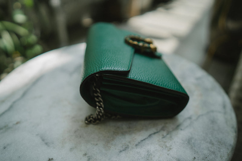 Dionysus Leather Handbag Gucci Green