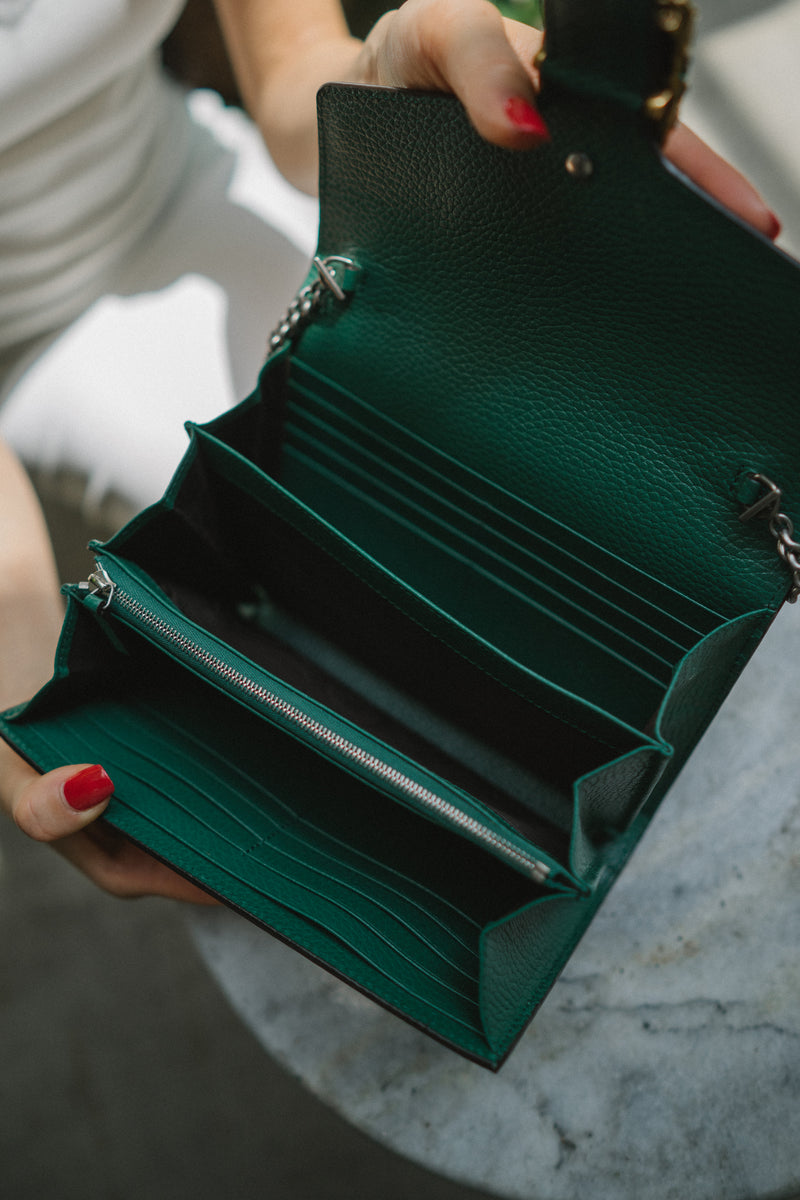 Dionysus Leather Handbag Gucci Green